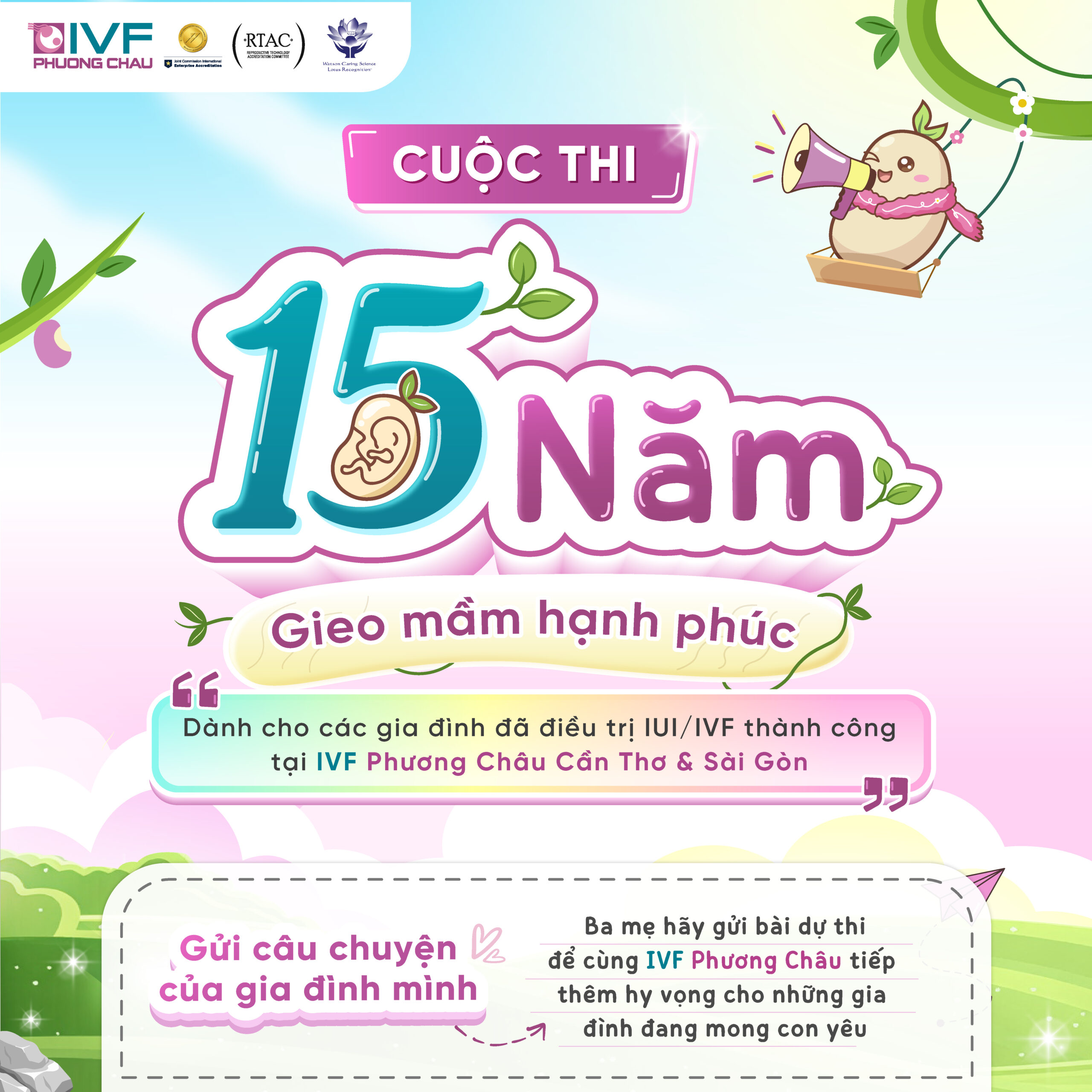 Phát Động Cuộc Thi "15 Năm Gieo Mầm Hạnh Phúc"
